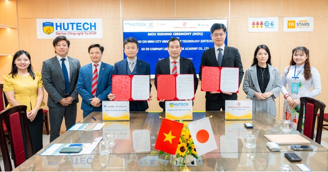 ワークアカデミー、ベトナム名門HUTECH大学とGOENと三者間覚書（MOU）を締結