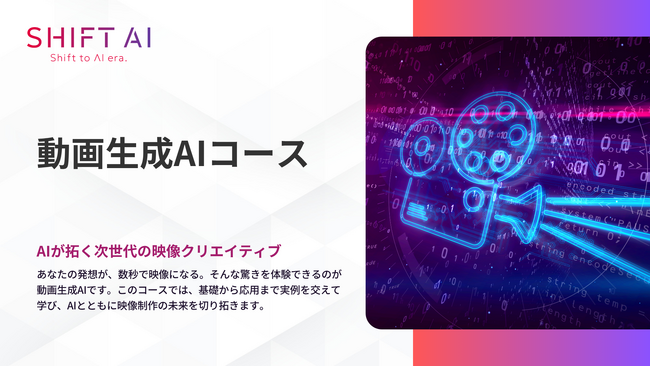 動画はAIで内製できる。企画から演出、法的リスクまでを体系的に学べ、映像制作のインハウス化を加速！
