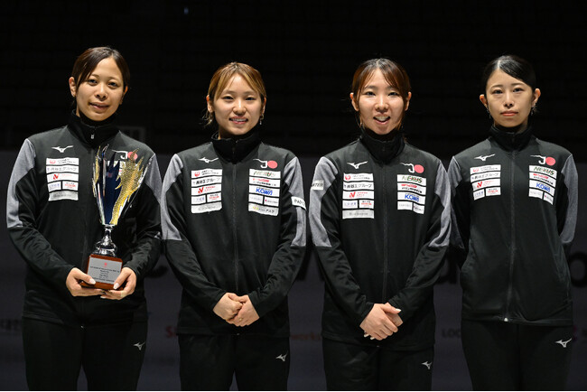 【フェンシング】2025-2026シーズン初メダル！ワールドカップ（韓国／釜山）女子フルーレで日本代表チームが銅メダル獲得！