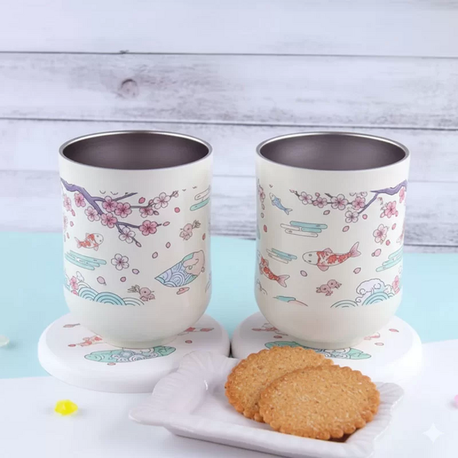 ME-Qから新登場！360度フルカラー印刷対応「オリジナル真空二重ゆのみ（300ml）」が1個から作成可能に！（2025/01/15）