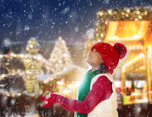 雪降るクリスマスマーケット「たまアリ△タウン クリスマスマーケット2025」12/12(金)からスタート。　　　　　　　　　　　　　　　特設ファイヤーピットで焼きマシュマロ体験も