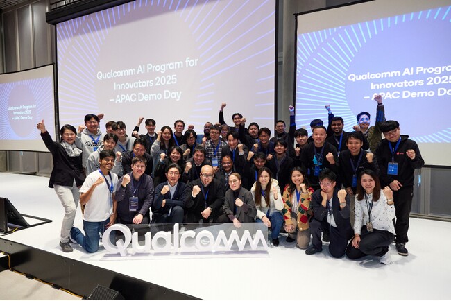 Qualcomm AI Program for Innovators (QAIPI) 2025 - APAC Demo Day にてクアルコム注目のエッジAIを披露2026年向け構築