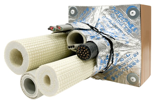 パテ埋め不要防火区画貫通措置部材『フィブロックNEO』が空調分野に新登場！