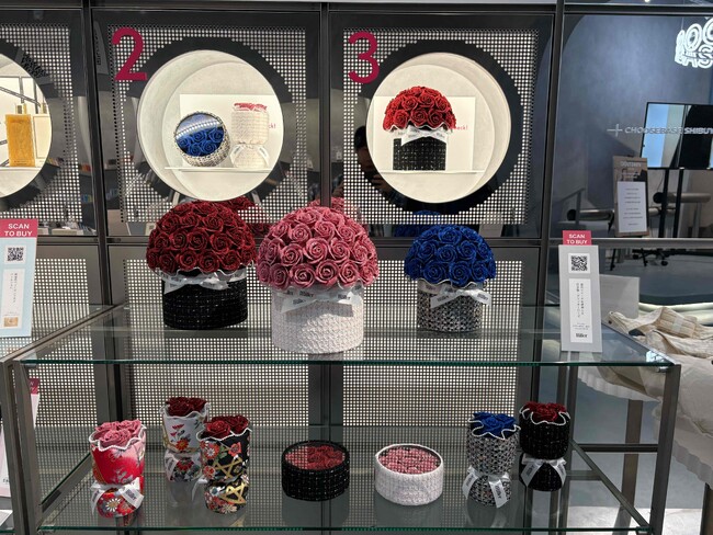 【グリッターローズ専門店】IRiller（アイリエ）がCHOOSEBASE SHIBUYAに日本初※常設展示販売を開始。日本製の確かな品質を実店舗で。