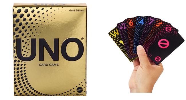 大人気カードゲームUNO（ウノ）から家族や友人と楽しむホリデーや年末年始にぴったりな新商品が登場！特別仕様の「ウノ ゴールド」が12月27日(土)に発売開始