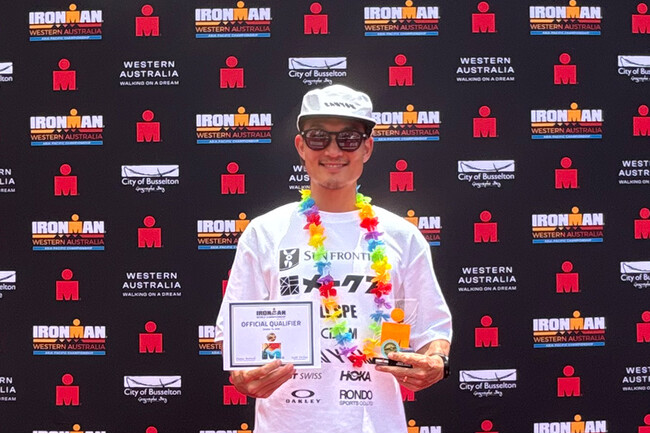 サンフロンティア不動産所属アスリート・古谷純平選手、トライアスロンレース「IRONMAN Western Australia」で総合3位入賞