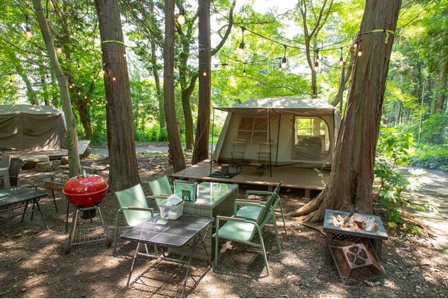 都心近くで、美しい紅葉と煌めく焚き火と鶏鍋で心も体も温まるーー。Grow Garden Toriyamaが紅葉ライトアップと冬季限定『鶏鍋』を開始