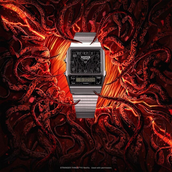 【12月10日抽選販売】CASIO × ストレンジャー・シングス 未知の世界 Netflix コラボ AQ-800EST-1AJR STRANGER THINGS CASIO CLASSIC