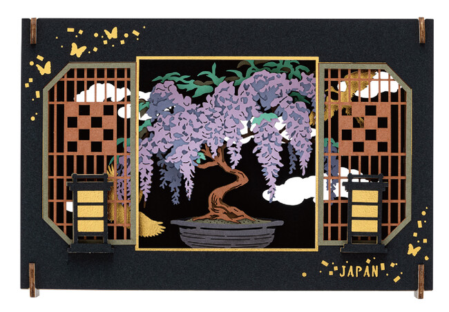 「BONSAI」シリーズ第2弾！日本の四季を彩る“藤”と“紅葉”が新登場「ペーパーシアター　BONSAI　2種」予約開始