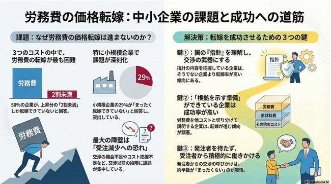 労務費の価格転嫁「十分にできていない」企業が過半数 ― 名商が実態調査