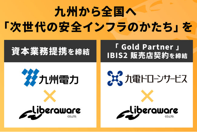 九州電力とLiberawareは資本業務提携を締結しました