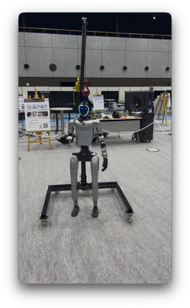 第一三共株式会社イベント「DX Festival」にてヒューマノイドロボット「Unitree G1」レンタルサービスをご提供しました