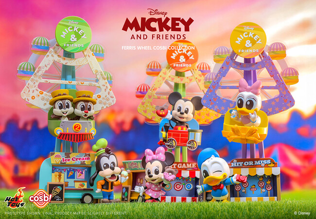 6個集めると観覧車が完成!『ミッキー&フレンズ』の新作「コスビ」が登場!