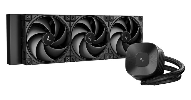 静音動作を重視して設計されたオールブラックデザインの水冷一体型CPUクーラー、DeepCool社製「LE360/LE240 V2 ZERO DARK」を発表