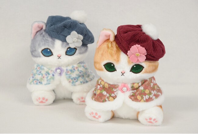 mofusand×日比谷花壇、初のコラボレーションが実現！フローリストが描く「花屋さんのお花柄」とキュートなにゃんこが出会う新シリーズ