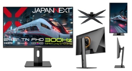 JAPANNEXTが24.5" TNパネル 300Hz/1ms対応 昇降式スタンド搭載のフルHDゲーミングモニターを29,980円で12月12日(金)に発売 JAPANNEXTが24.5" TNパネル 300Hz/1ms対応 昇降式スタンド搭載のフルHDゲーミングモニターを29,980円で12月12日(金)に発売