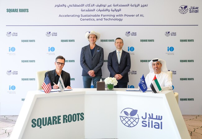 米Square RootsとUAEのSilal、気候変動対応型砂漠農業を加速させる画期的な協定を締結