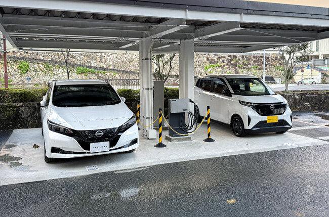 対馬市の公用車EVカーシェアの事業化をサポート