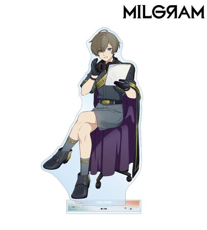 『MILGRAM -ミルグラム-』の描き下ろし エス ミルグラジオver. BIGアクリルスタンドなどの受注を開始！！アニメ・漫画のオリジナルグッズを販売する「AMNIBUS」にて