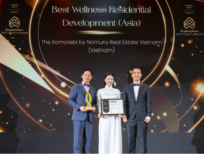 PropertyGuru Asia Property Awards において当社ベトナム現地法人が「Best International Partner Developer」を受賞