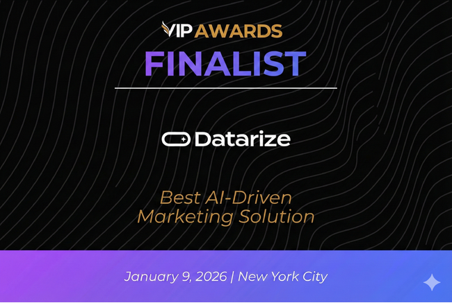 Datarize、米国の国際アワードで「AI活用マーケティング部門」ファイナリストに選出