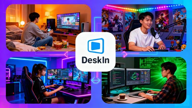DeskIn、遠隔ゲーム体験を刷新：AI時代の「デバイスも場所も超えるリモートプレイ」を実現