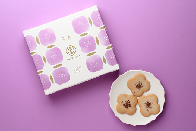 花のようにひらりと軽い。MIYUKAの新スイーツ「花紫」12/18(木)より新発売