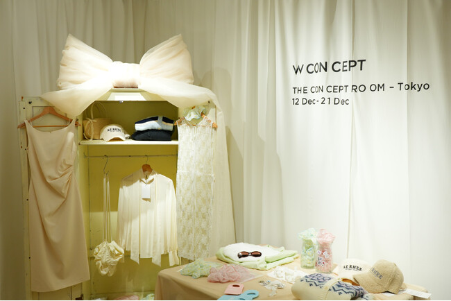 【W CONCEPT】日本初のポップアップストア 「THE CONCEPT ROOM in Tokyo ～Atelier Garden～」を表参道にオープン。