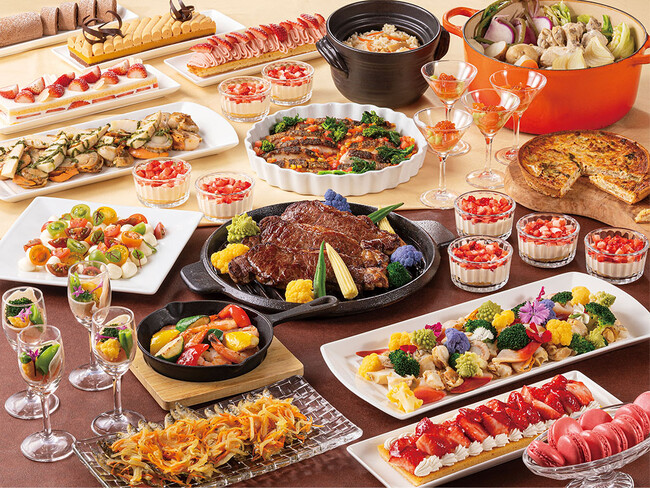 東京ベイ舞浜ホテル　ファーストリゾートが【サーロインステーキが食べ放題】ステーキ＆ストロベリースイーツ・ディナービュッフェを開催（2026年1月9日～3月15日の金・土・日曜日）