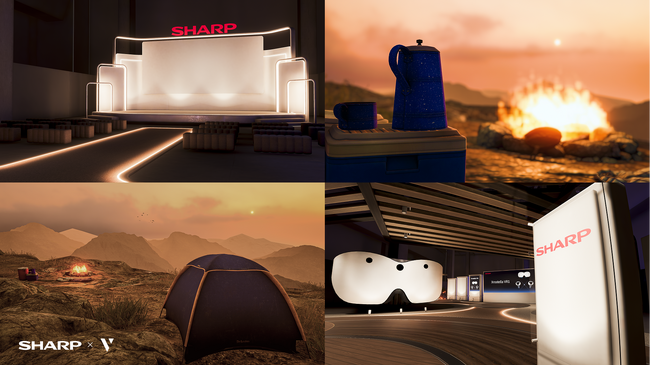 シャープのVRChat特設ワールドを株式会社Vが制作・技術支援