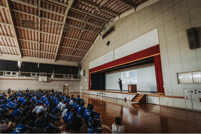 “たった一言で人生は変わる” VALX代表・只石が母校で語った逆転ストーリーとは。EO Tokyo Centralの『起業家ペイフォワード講演』開催