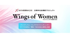 あすか製薬、創立20周年記念社会貢献プロジェクト『Wings of Women』女性支援のためのクラウドファンディングを開催中