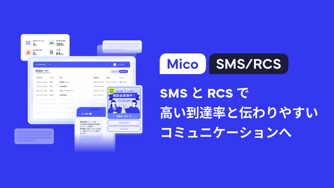 「Mico SMS/RCS」のサービス提供を開始