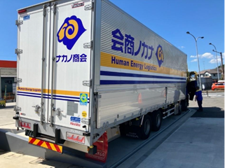 HVO51%混合の次世代バイオディーゼル燃料「サステオ」がナカノ商会の10トントラックで利用されました