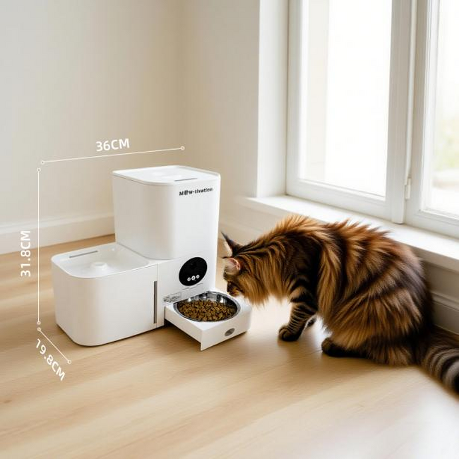スマートペットケアの新時代を切り拓く：Mew-tivationの革新的スマート給餌器が日本上陸