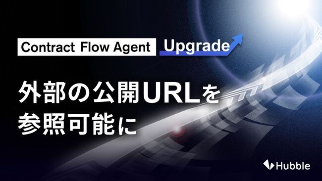 契約AIエージェント「Contract Flow Agent」が、「外部の公開URL」を参照可能に ～官公庁のガイドライン、取引先の利用規約等、Web上の最新情報に基づくレビュー・相談対応を実現～