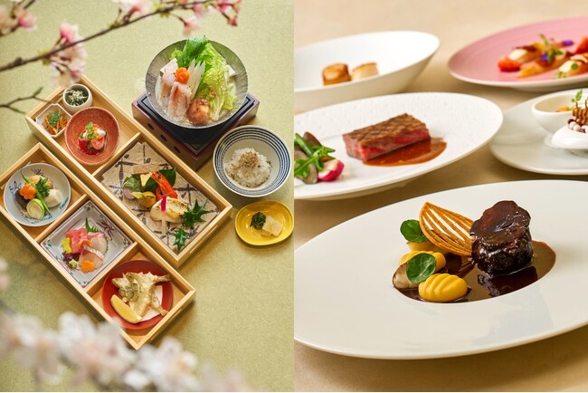 【ホテルグランヴィア大阪】冬から春が旬の食材をフレンチや日本料理、鉄板焼などで華やかに仕上げる「季節の美味をめぐる～初春～」フェア開催　ソムリエ・唎酒師が厳選したペアリングドリンクと共にご用意