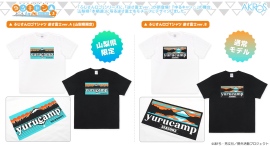 『ゆるキャン△ SEASON３』より、人気の「ふじさんロゴTシャツ」シリーズに新作「逆さ富士ver.」がラインナップ！開催中のPOPUPSHOP先行販売！