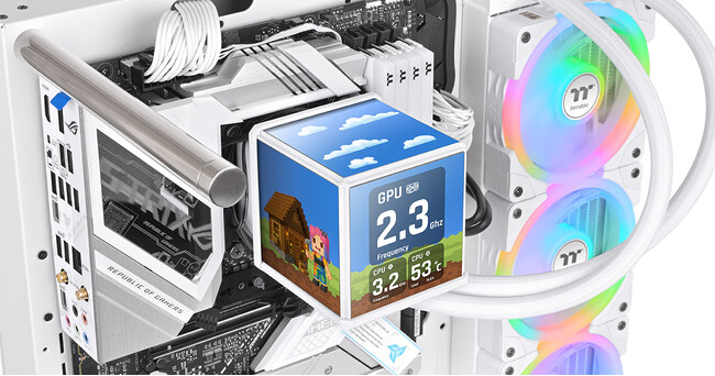 Thermaltake社製「MINECUBE Ultra ARGB Sync」シリーズ、「TT Sync V2 Controller」および「6.0 inch LCD Screen Kit」を発表