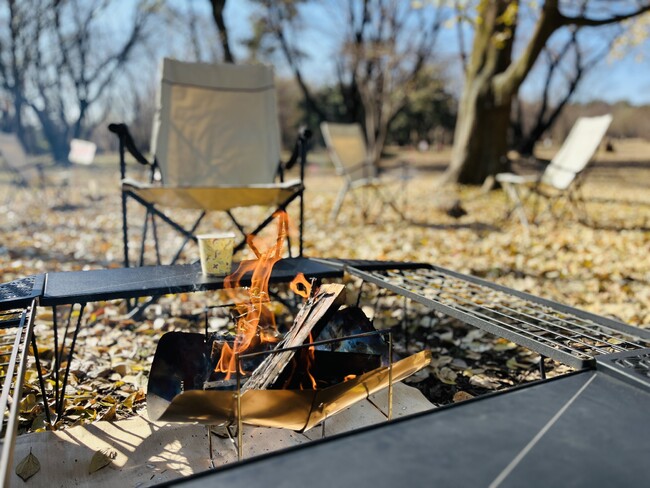 暖かい火とグルメ・音楽に癒される「森のたき火カフェ」2026年1月11日（日）・12日（月・祝）開催（埼玉県営和光樹林公園）