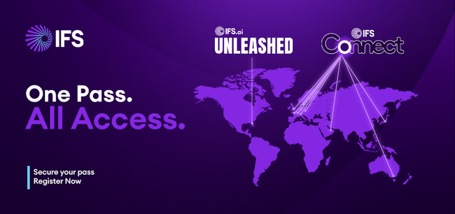 IFS、2026年開催「IFS Unleashed」および「IFS Connect」シリーズの日程を発表
