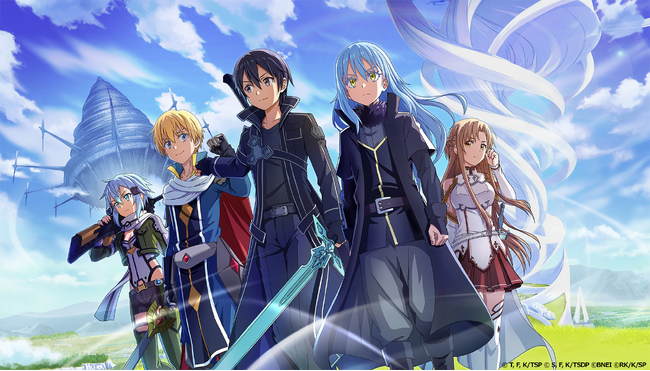 「SAO」コラボ開催！スカウトにキリト、ALOアスナ衣装のリムルが登場！今ならリーファ、キリト衣装のマサユキがもらえる！フルボイスのコラボ限定ストーリー配信！最大300個の魔晶石がGETできるログボも