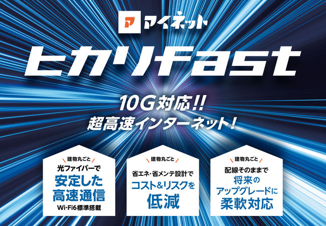 リリース直後から採用続々 10Gbps対応「アイネット ヒカリfast」初期導入事例を公開
