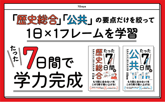 共通テスト「歴史総合」「公共」で“捨て問”を作らない！　最短1週間で最大25点数を積み上げる「直前対策」参考書