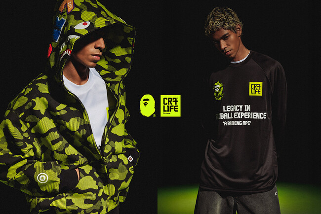 CR7(R) LIFE × BAPE(R) コラボレーション第4弾となる最新コレクションが登場