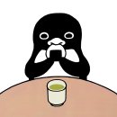 版画「最高の組み合わせ　おにぎりと緑茶」23×23cm 33,000円(税込)