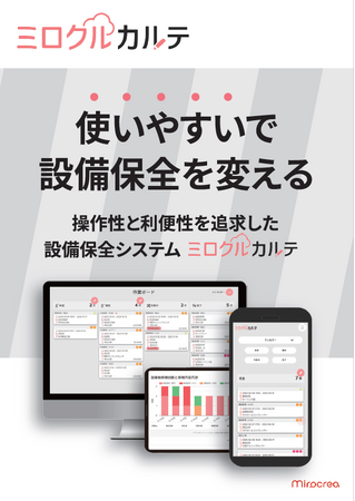 設備保全クラウド「ミロクルカルテ」　予防保全の精度を大幅に向上させる新機能を搭載