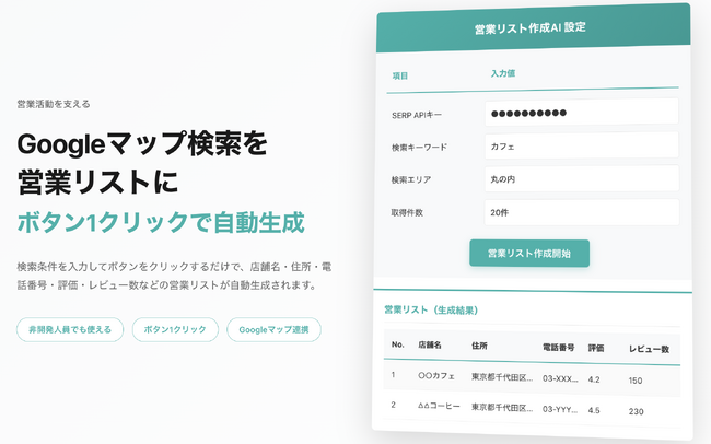 【営業リスト作成AI】「営業工数を削減」パートナー募集開始!!