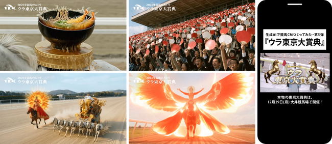 最新技術を活用したWEB CMシリーズの最新作！～生成AIで競馬CMつくってみた・第５弾～ 『ウラ東京大賞典』を公開！