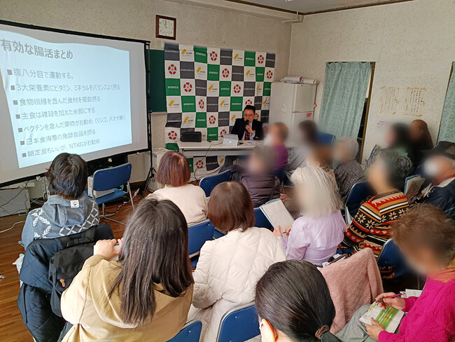 【開催報告】済生会中央病院・向島病院の医師・専門職が登壇！腸年齢と健康習慣をテーマにした地域向け講演イベントを開催しました